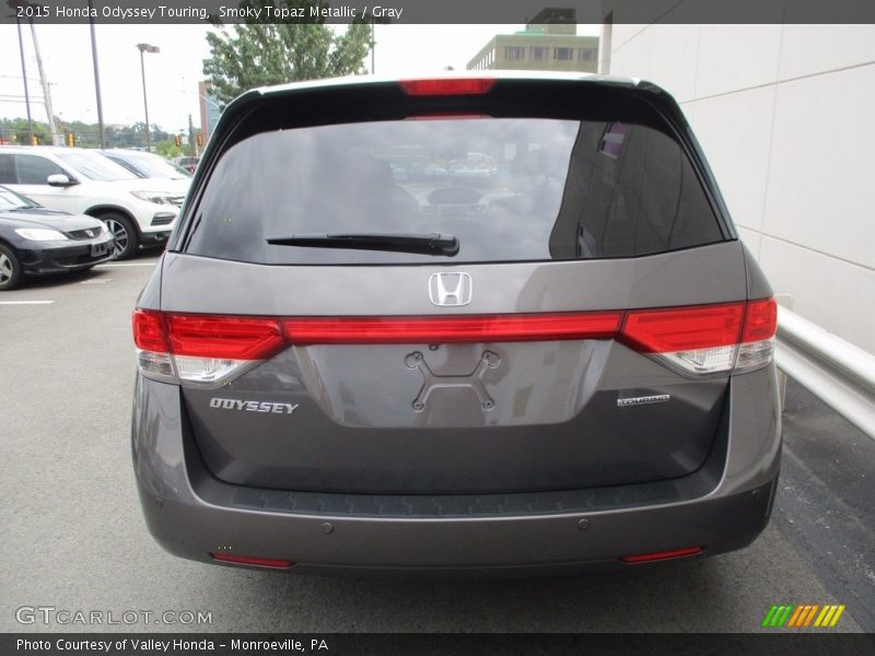 Smoky Topaz Metallic / Gray 2015 Honda Odyssey Touring