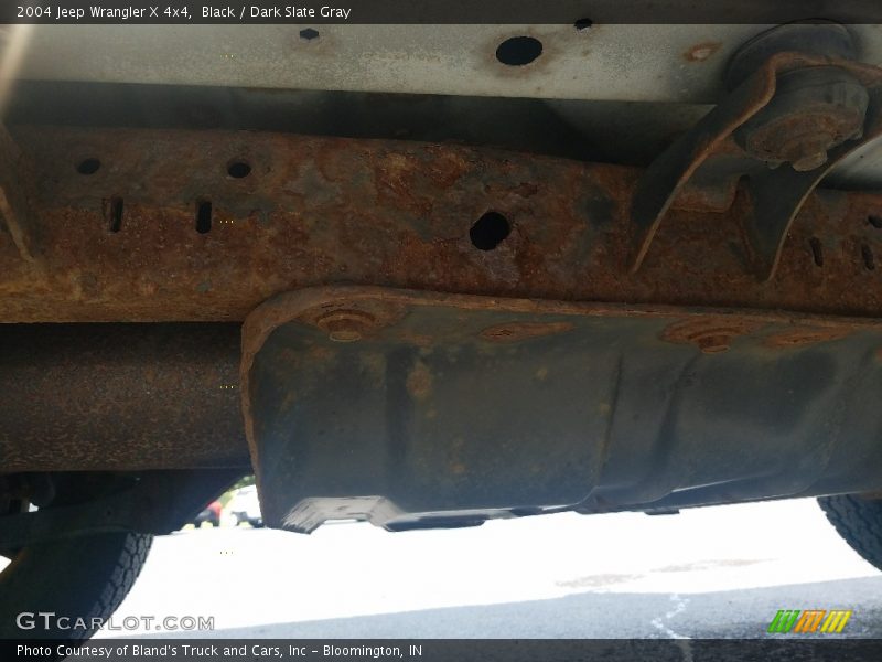 Black / Dark Slate Gray 2004 Jeep Wrangler X 4x4