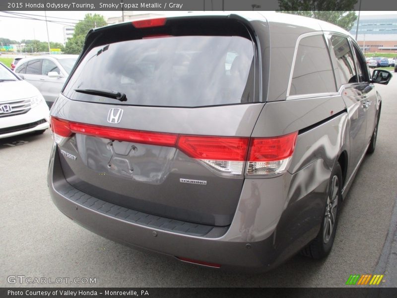 Smoky Topaz Metallic / Gray 2015 Honda Odyssey Touring