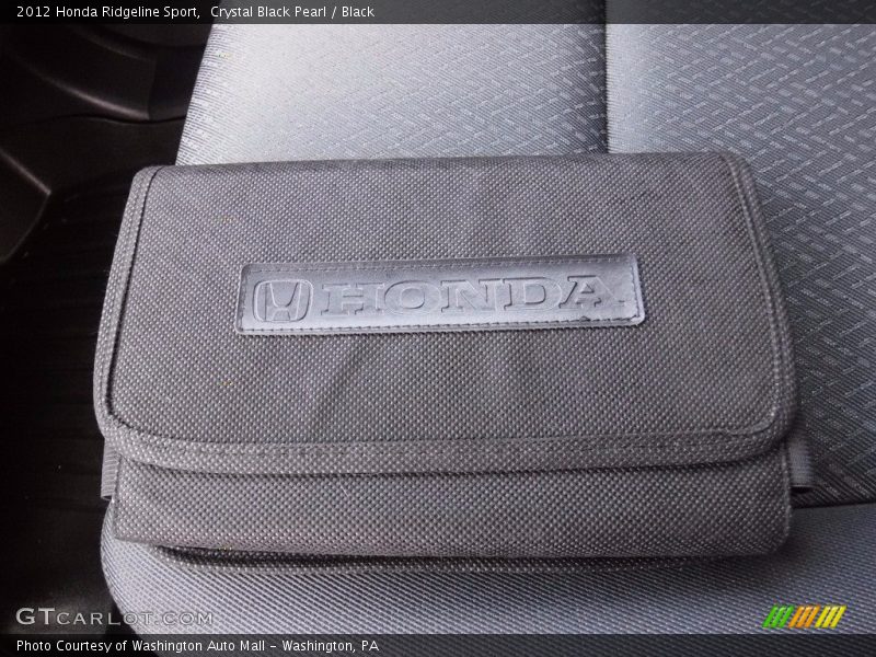 Crystal Black Pearl / Black 2012 Honda Ridgeline Sport