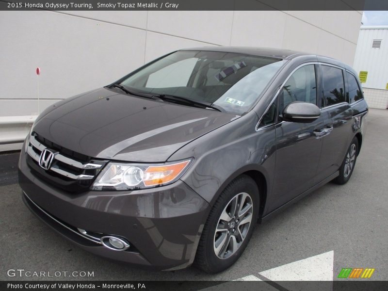 Smoky Topaz Metallic / Gray 2015 Honda Odyssey Touring
