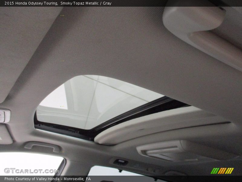 Smoky Topaz Metallic / Gray 2015 Honda Odyssey Touring