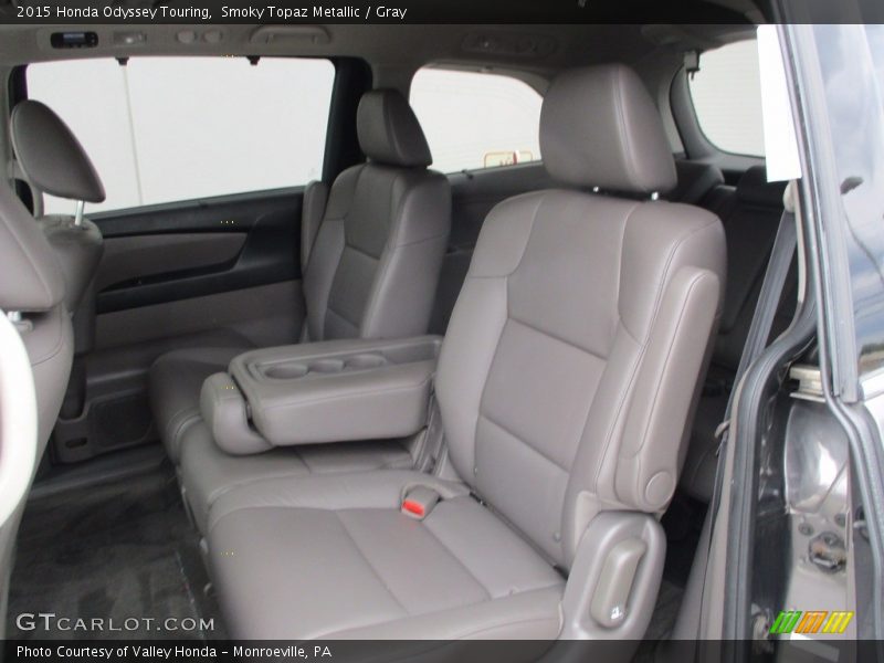 Smoky Topaz Metallic / Gray 2015 Honda Odyssey Touring