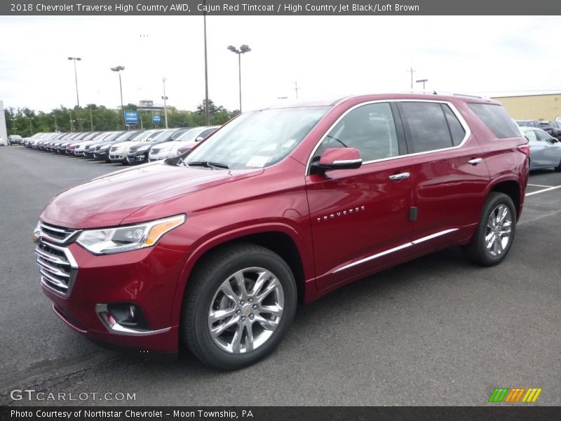 Front 3/4 View of 2018 Traverse High Country AWD