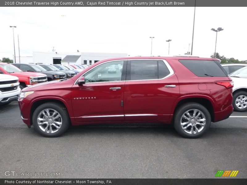  2018 Traverse High Country AWD Cajun Red Tintcoat