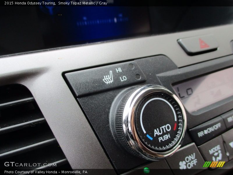 Smoky Topaz Metallic / Gray 2015 Honda Odyssey Touring