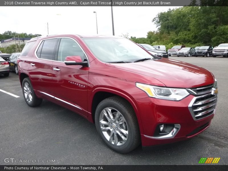 Front 3/4 View of 2018 Traverse High Country AWD