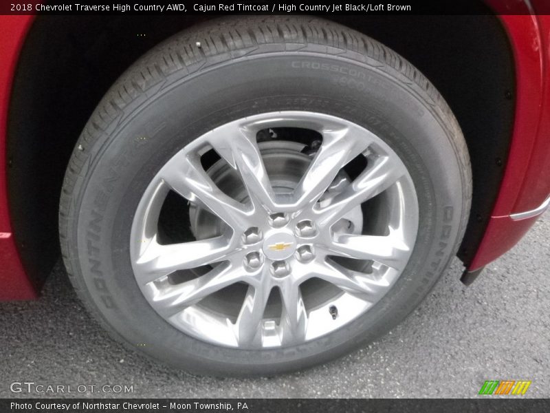 Cajun Red Tintcoat / High Country Jet Black/Loft Brown 2018 Chevrolet Traverse High Country AWD