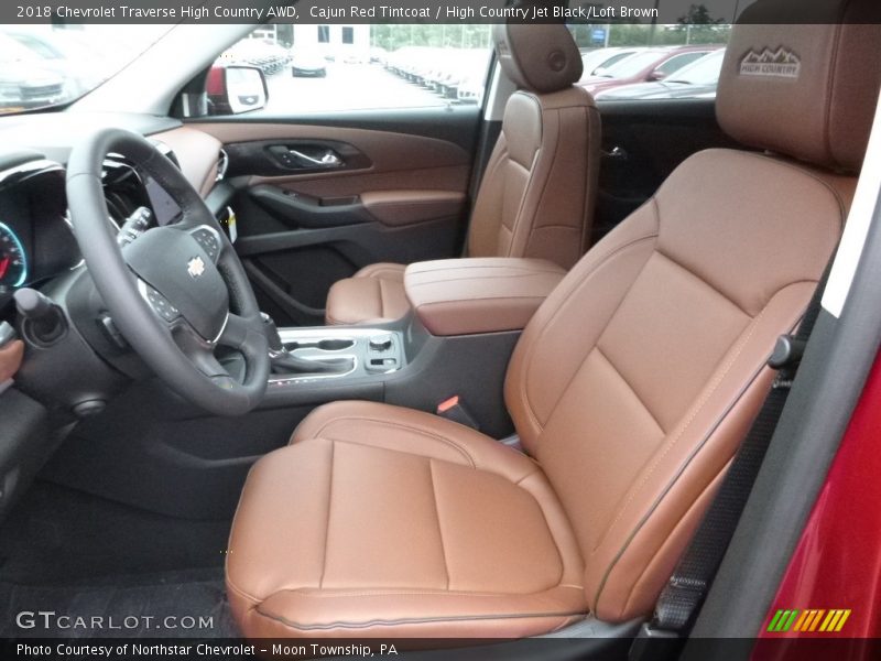  2018 Traverse High Country AWD High Country Jet Black/Loft Brown Interior