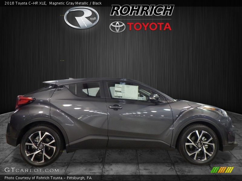 Magnetic Gray Metallic / Black 2018 Toyota C-HR XLE