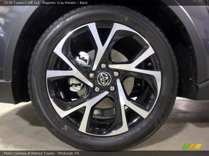 Magnetic Gray Metallic / Black 2018 Toyota C-HR XLE