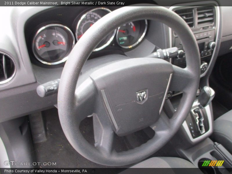 Bright Silver Metallic / Dark Slate Gray 2011 Dodge Caliber Mainstreet