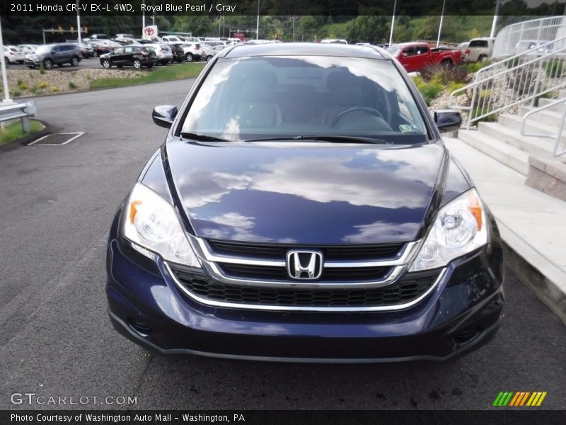Royal Blue Pearl / Gray 2011 Honda CR-V EX-L 4WD