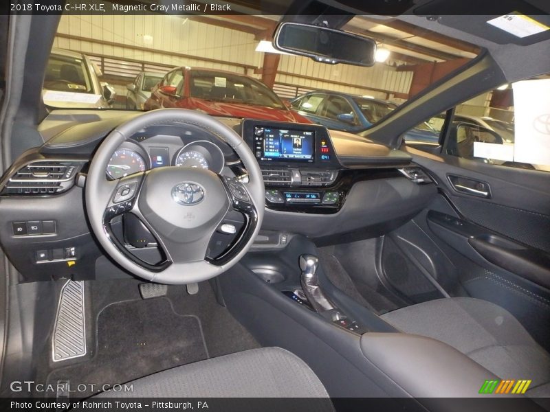 Magnetic Gray Metallic / Black 2018 Toyota C-HR XLE