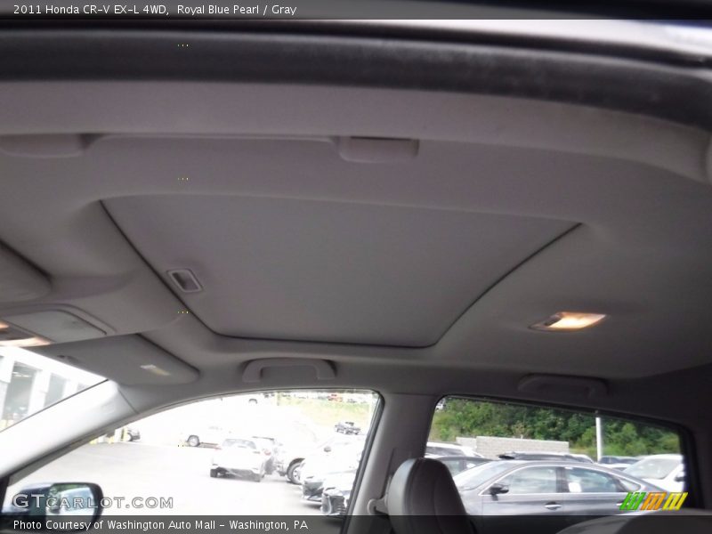 Royal Blue Pearl / Gray 2011 Honda CR-V EX-L 4WD