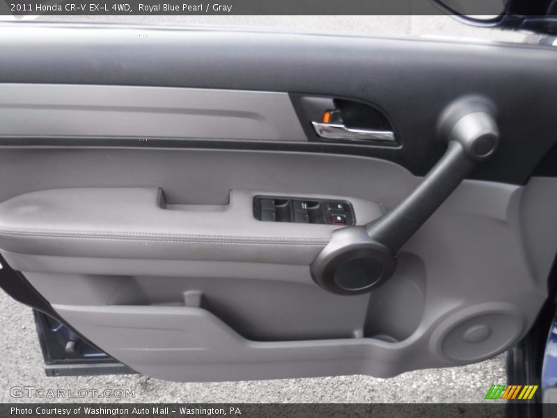Royal Blue Pearl / Gray 2011 Honda CR-V EX-L 4WD