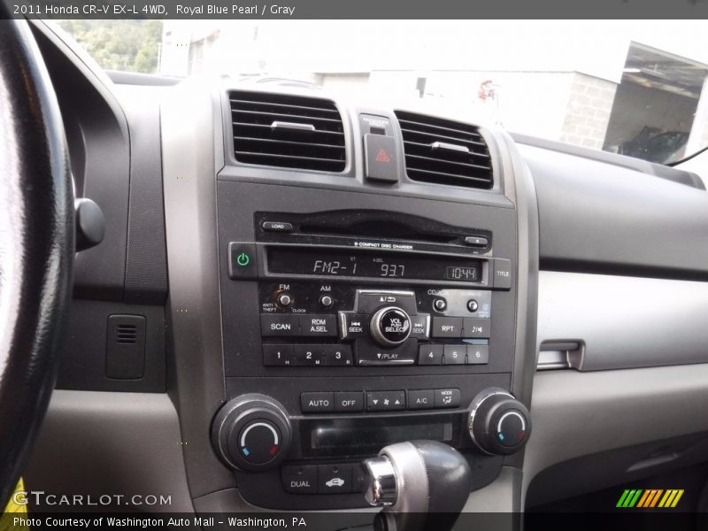 Royal Blue Pearl / Gray 2011 Honda CR-V EX-L 4WD