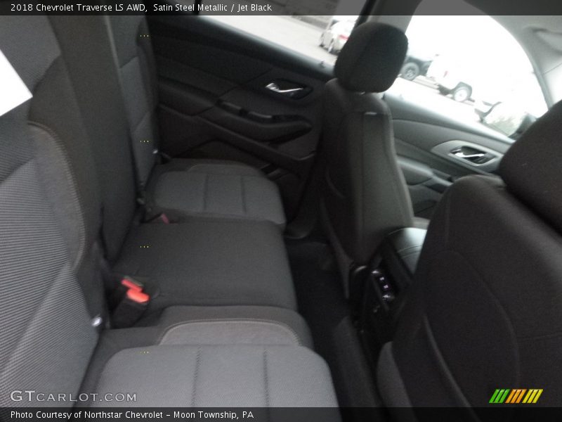 Satin Steel Metallic / Jet Black 2018 Chevrolet Traverse LS AWD