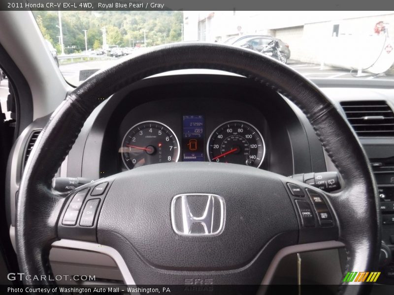 Royal Blue Pearl / Gray 2011 Honda CR-V EX-L 4WD