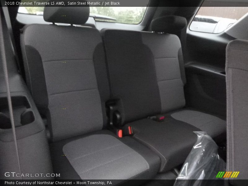 Satin Steel Metallic / Jet Black 2018 Chevrolet Traverse LS AWD