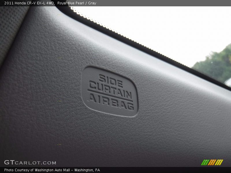 Royal Blue Pearl / Gray 2011 Honda CR-V EX-L 4WD
