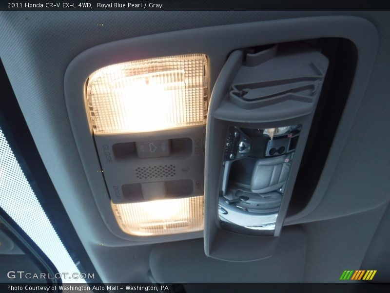Royal Blue Pearl / Gray 2011 Honda CR-V EX-L 4WD