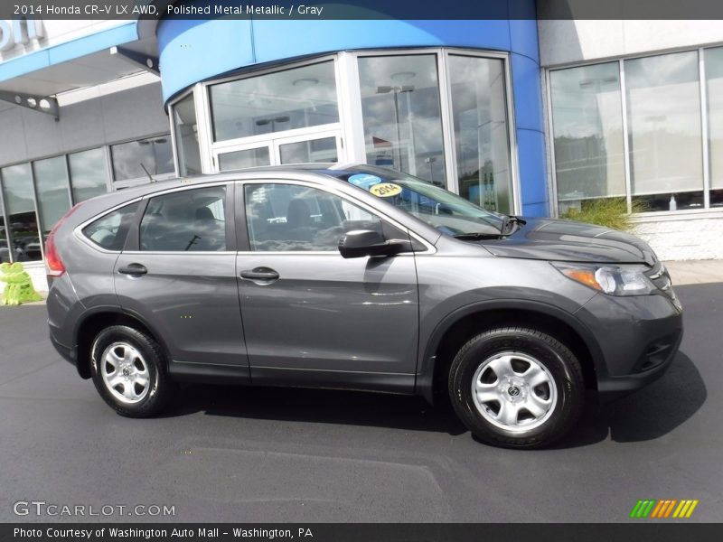 Polished Metal Metallic / Gray 2014 Honda CR-V LX AWD