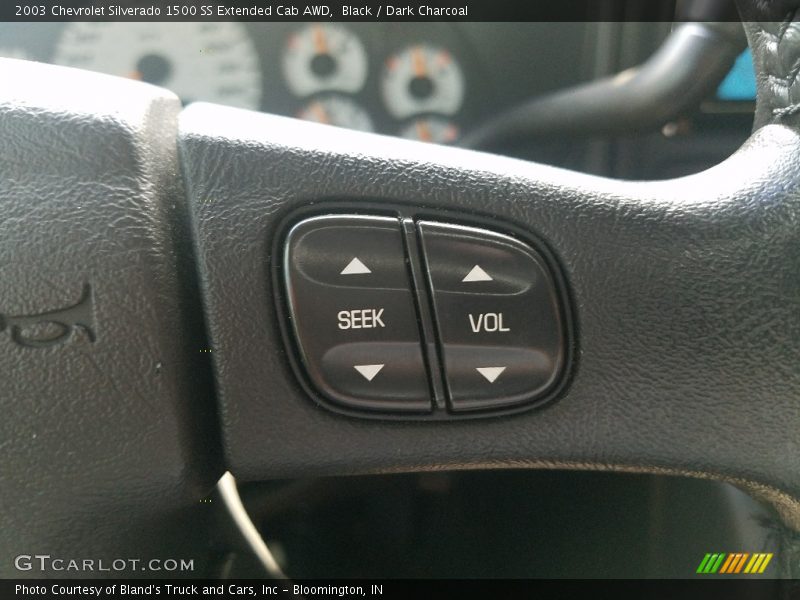 Black / Dark Charcoal 2003 Chevrolet Silverado 1500 SS Extended Cab AWD