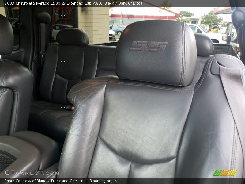 Black / Dark Charcoal 2003 Chevrolet Silverado 1500 SS Extended Cab AWD
