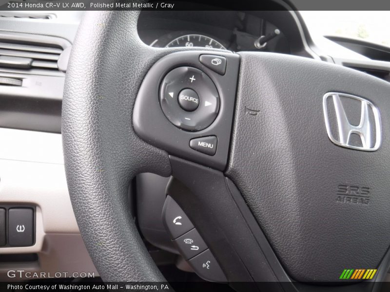 Polished Metal Metallic / Gray 2014 Honda CR-V LX AWD