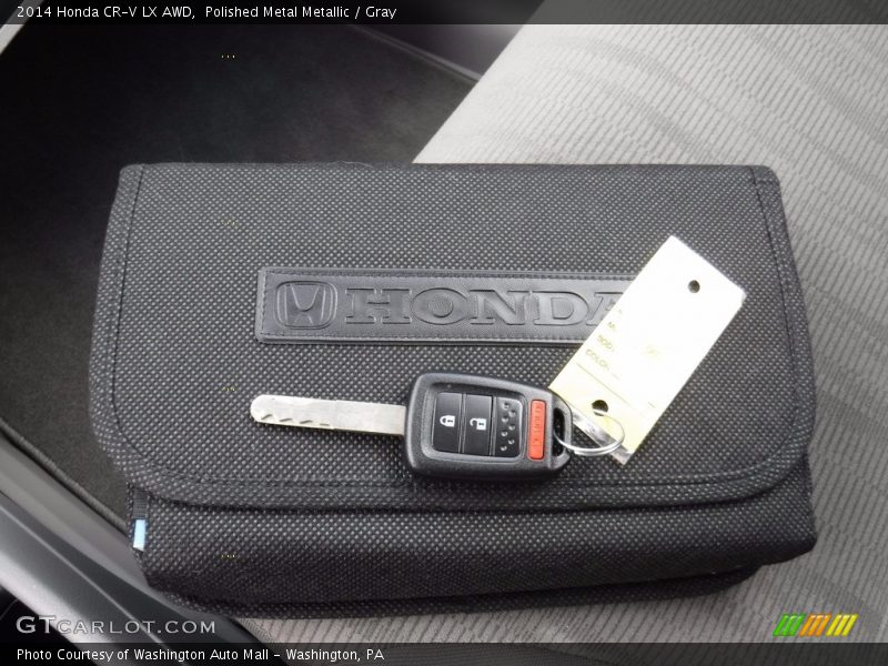 Polished Metal Metallic / Gray 2014 Honda CR-V LX AWD