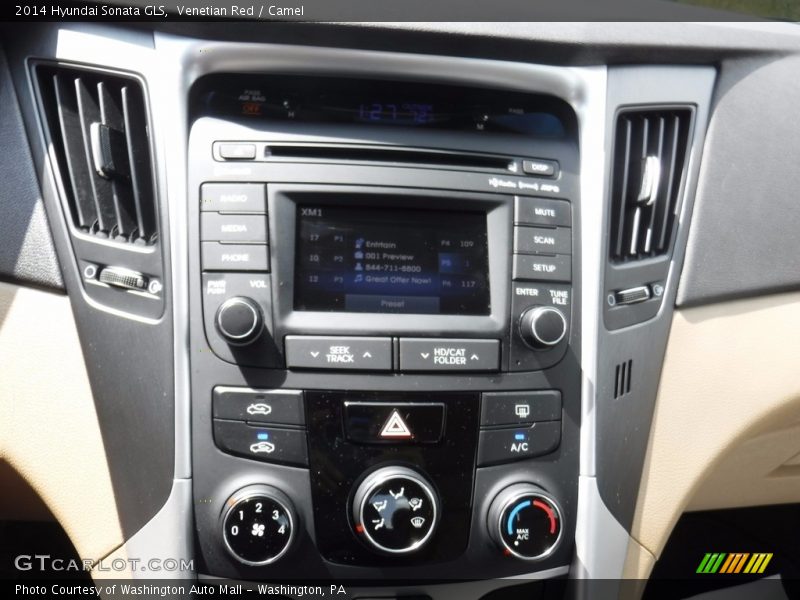 Venetian Red / Camel 2014 Hyundai Sonata GLS