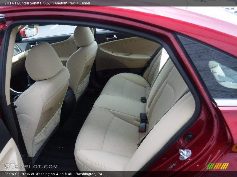 Venetian Red / Camel 2014 Hyundai Sonata GLS