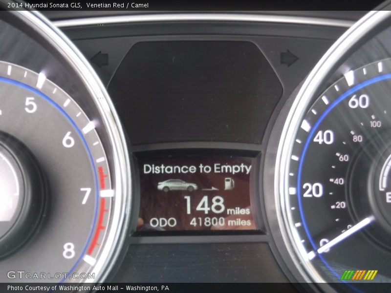 Venetian Red / Camel 2014 Hyundai Sonata GLS