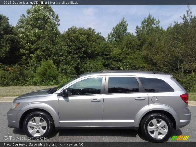Billet Silver Metallic / Black 2015 Dodge Journey SE