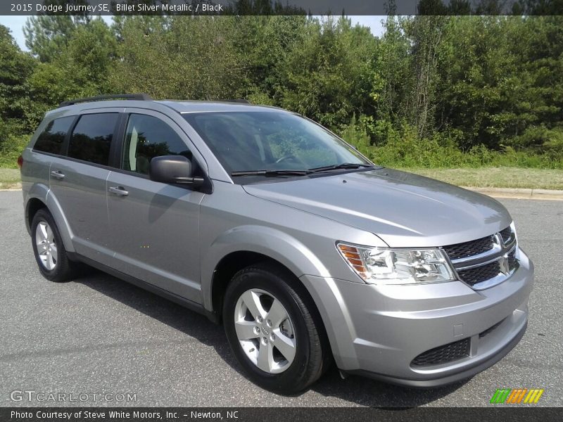 Billet Silver Metallic / Black 2015 Dodge Journey SE