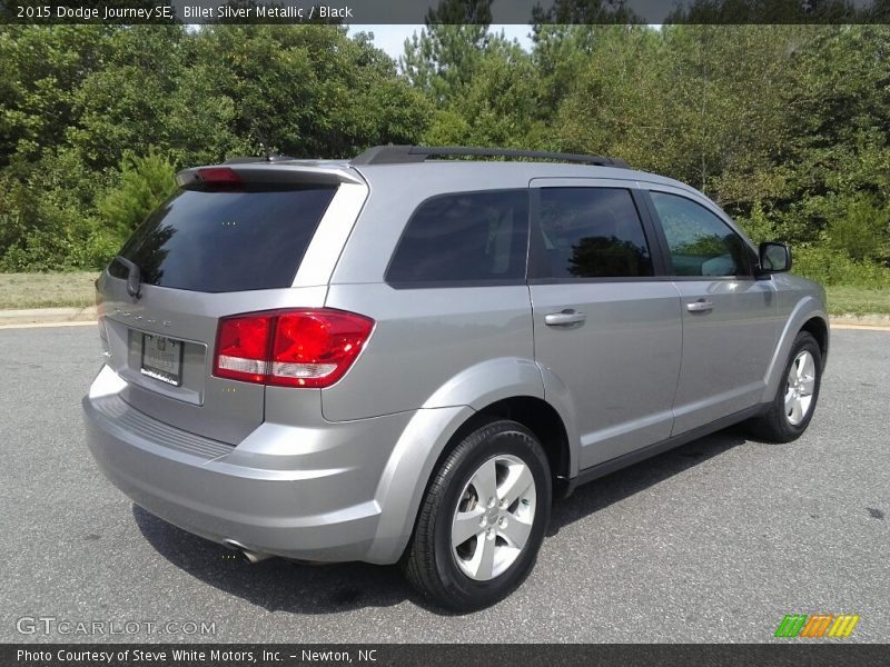 Billet Silver Metallic / Black 2015 Dodge Journey SE