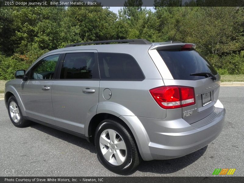 Billet Silver Metallic / Black 2015 Dodge Journey SE