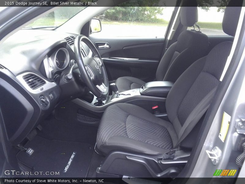 Billet Silver Metallic / Black 2015 Dodge Journey SE