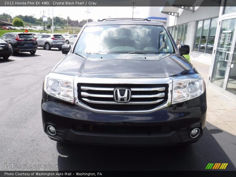 Crystal Black Pearl / Gray 2013 Honda Pilot EX 4WD