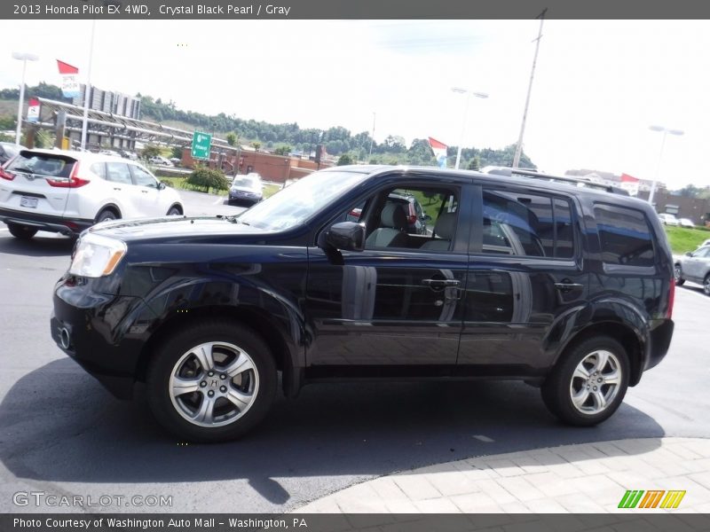 Crystal Black Pearl / Gray 2013 Honda Pilot EX 4WD