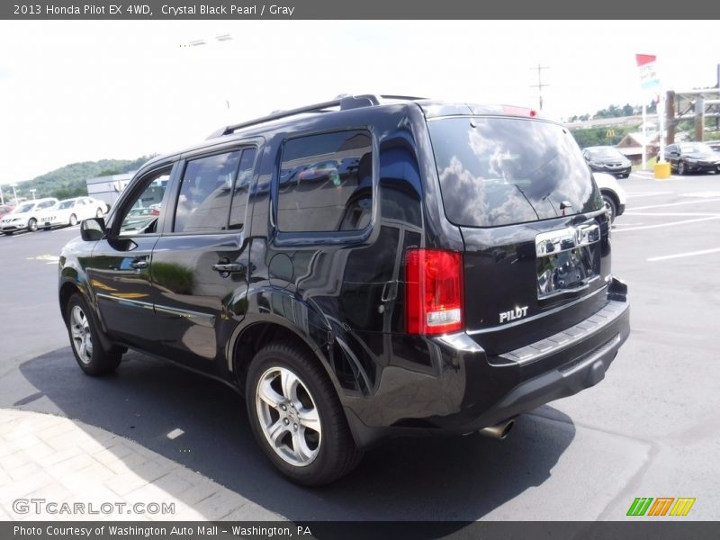 Crystal Black Pearl / Gray 2013 Honda Pilot EX 4WD