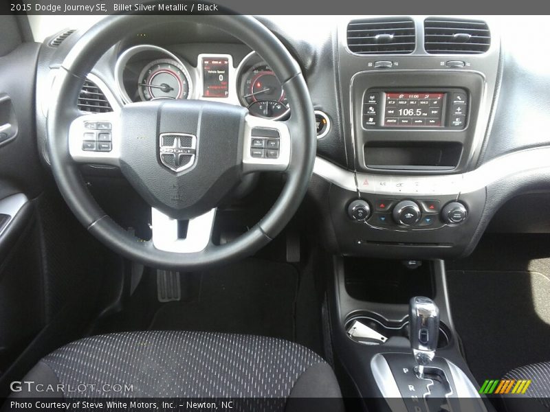 Billet Silver Metallic / Black 2015 Dodge Journey SE