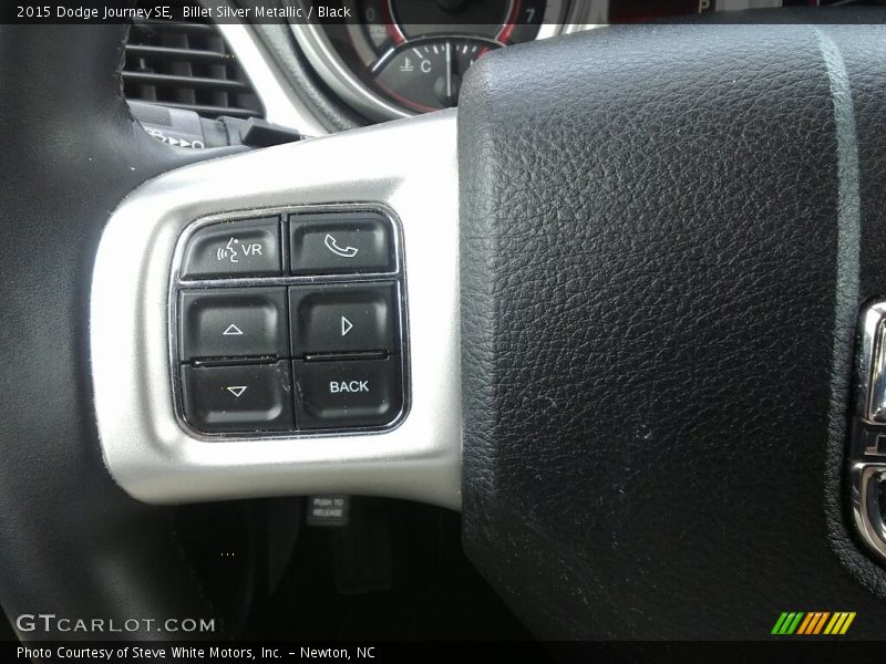 Billet Silver Metallic / Black 2015 Dodge Journey SE