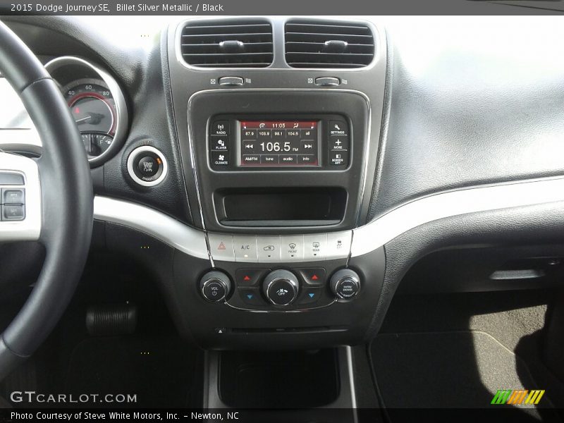Billet Silver Metallic / Black 2015 Dodge Journey SE