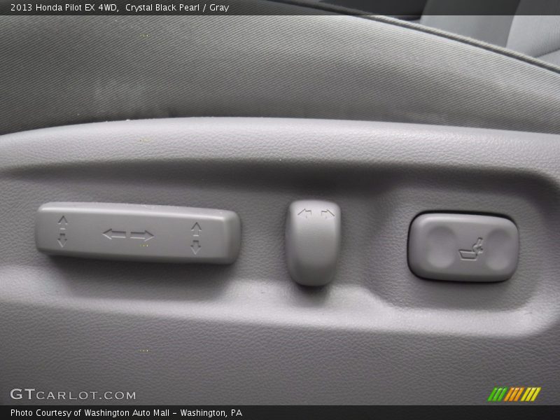Crystal Black Pearl / Gray 2013 Honda Pilot EX 4WD