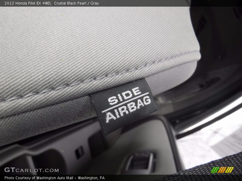 Crystal Black Pearl / Gray 2013 Honda Pilot EX 4WD