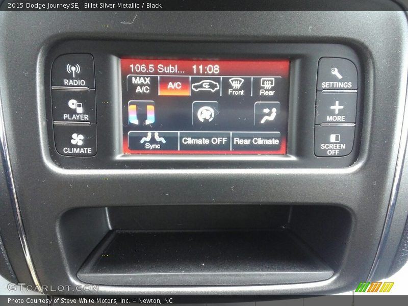 Billet Silver Metallic / Black 2015 Dodge Journey SE