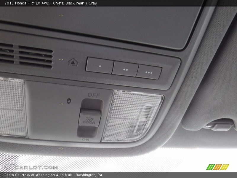 Crystal Black Pearl / Gray 2013 Honda Pilot EX 4WD