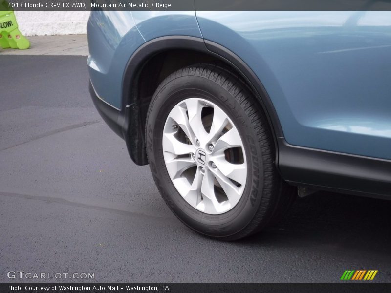 Mountain Air Metallic / Beige 2013 Honda CR-V EX AWD